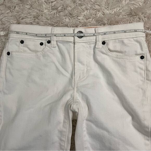 J.Crew Stretch White Denim Jeans Size 25 - Picture 6 of 8